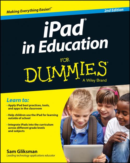 Cover of the book iPad in Education For Dummies by Sam Gliksman, Wiley