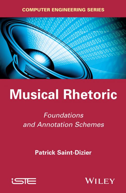 Cover of the book Musical Rhetoric by Patrick Saint-Dizier, Wiley
