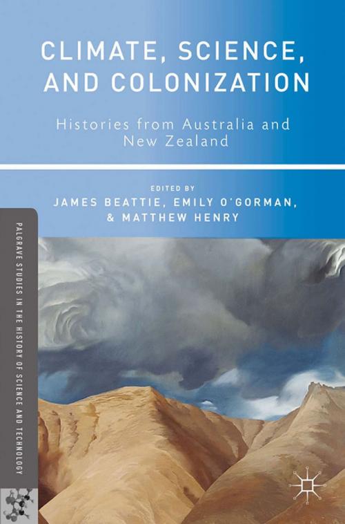 Cover of the book Climate, Science, and Colonization by Emily O'Gorman, Matthew Henry, Palgrave Macmillan US