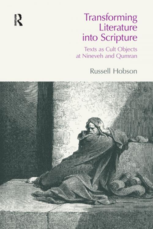 Cover of the book Transforming Literature into Scripture by Russell Hobson, Taylor and Francis