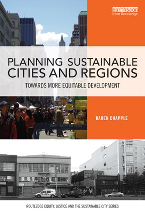 Cover of the book Planning Sustainable Cities and Regions by Karen Chapple, Taylor and Francis