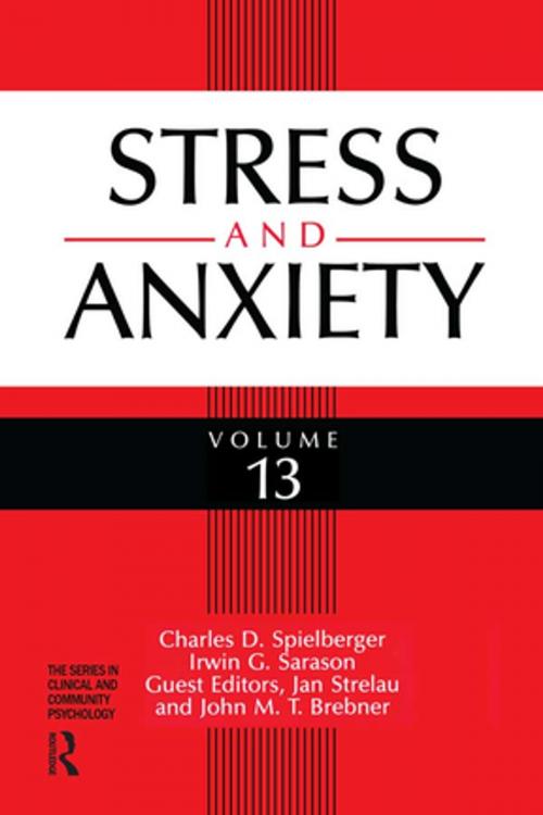 Cover of the book Stress And Anxiety by , Taylor and Francis