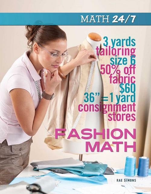 Cover of the book Fashion Math by Rae Simons, Mason Crest