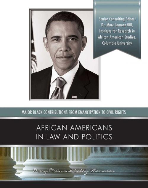 Cover of the book African Americans in Law and Politics by Mary Main, Mason Crest