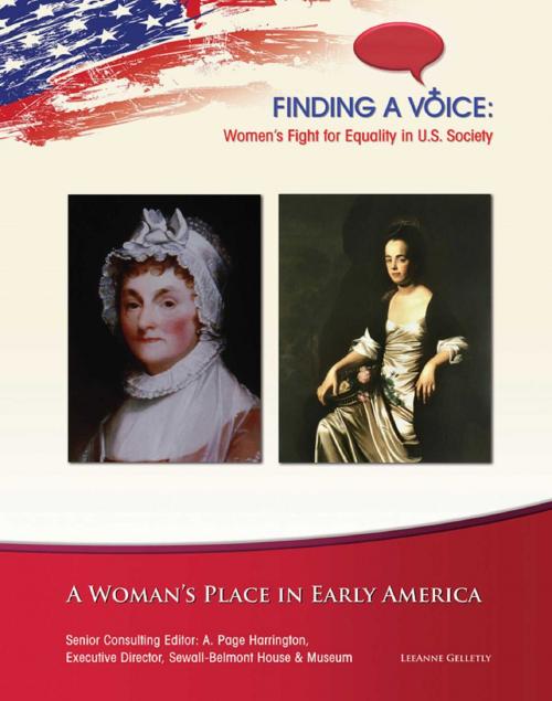Cover of the book A Woman's Place in Early America by LeeAnne Gelletly, Mason Crest