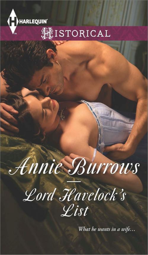 Cover of the book Lord Havelock's List by Annie Burrows, Harlequin
