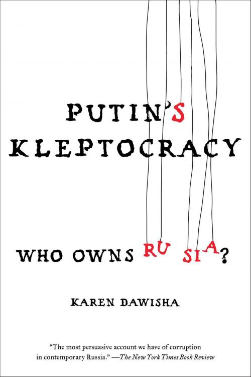 Cover of the book Putin's Kleptocracy by Karen Dawisha, Simon & Schuster