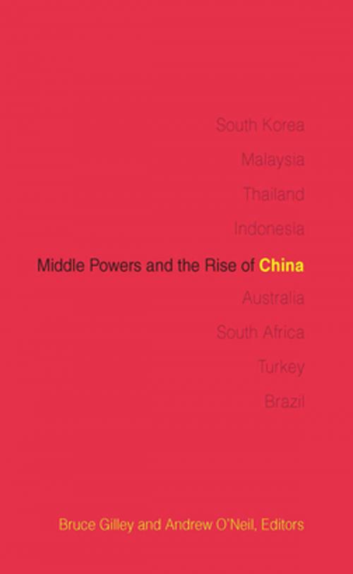 Cover of the book Middle Powers and the Rise of China by , Georgetown University Press
