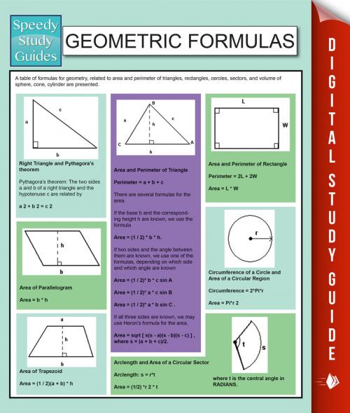Cover of the book Geometric Formulas by Speedy Publishing, Speedy Publishing LLC