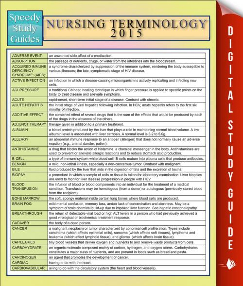 Cover of the book Nursing Terminology 2015 by Speedy Publishing, Speedy Publishing LLC