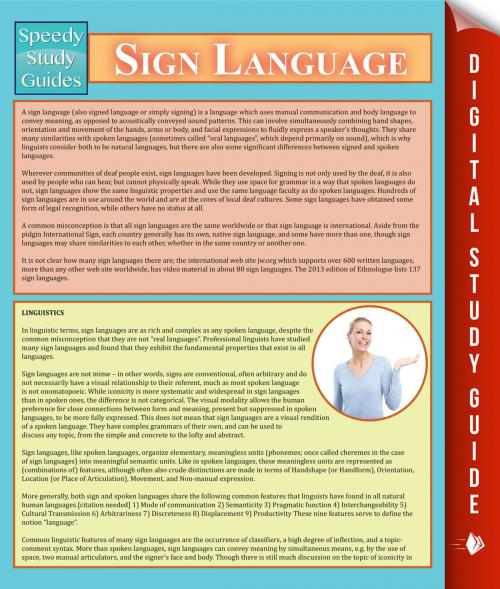 Cover of the book Sign Language by Speedy Publishing, Speedy Publishing LLC