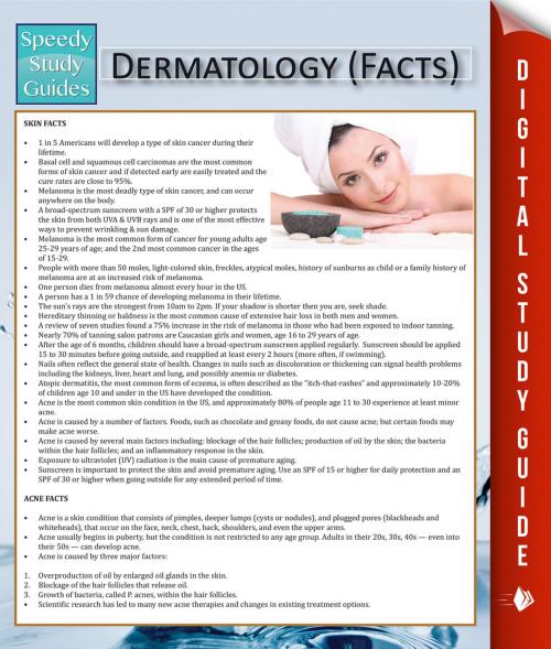 Cover of the book Dermatology (Facts) by Speedy Publishing, Speedy Publishing LLC