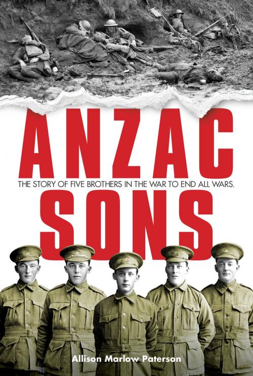 Cover of the book ANZAC Sons by Allison Marlow Paterson, Big Sky Publishing