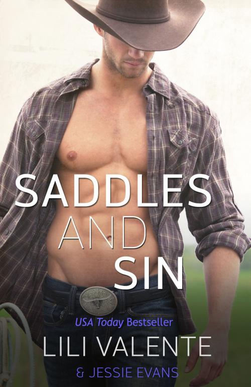 Cover of the book Saddles and Sin by Lili Valente, Jessie Evans, Self Taught Ninja