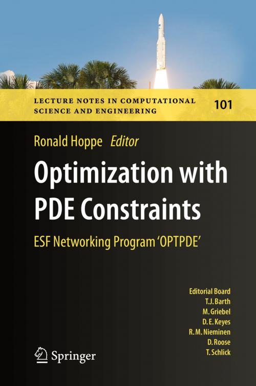 Cover of the book Optimization with PDE Constraints by , Springer International Publishing