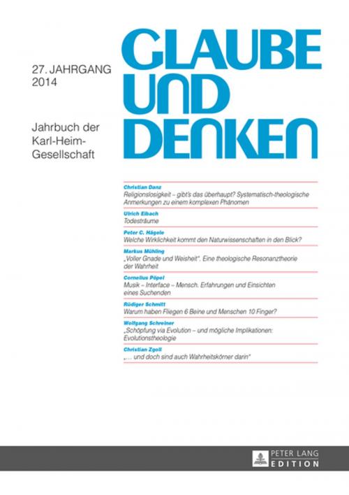 Cover of the book Glaube und Denken by , Peter Lang
