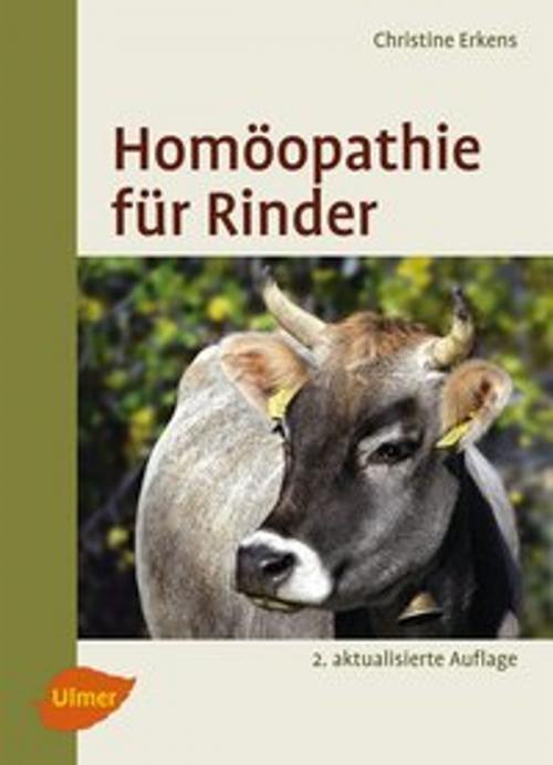 Cover of the book Homöopathie für Rinder by Christine Erkens, Verlag Eugen Ulmer