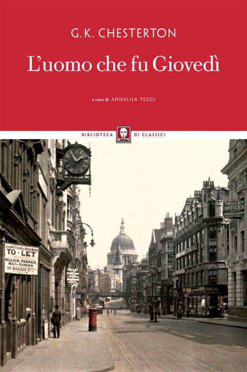 Cover of the book L'uomo che fu Giovedì by Gilbert Keith Chesterton, Lindau