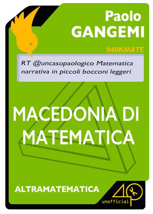 Cover of the book Macedonia di matematica by Paolo Gangemi, 40K Unofficial