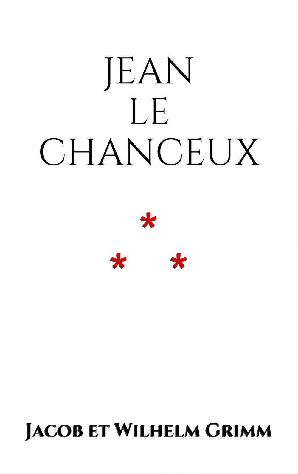 Big bigCover of Jean le chanceux