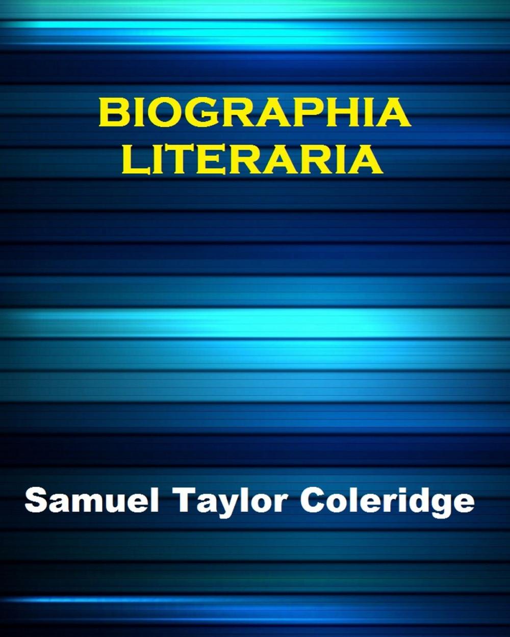 Big bigCover of Biographia Literaria