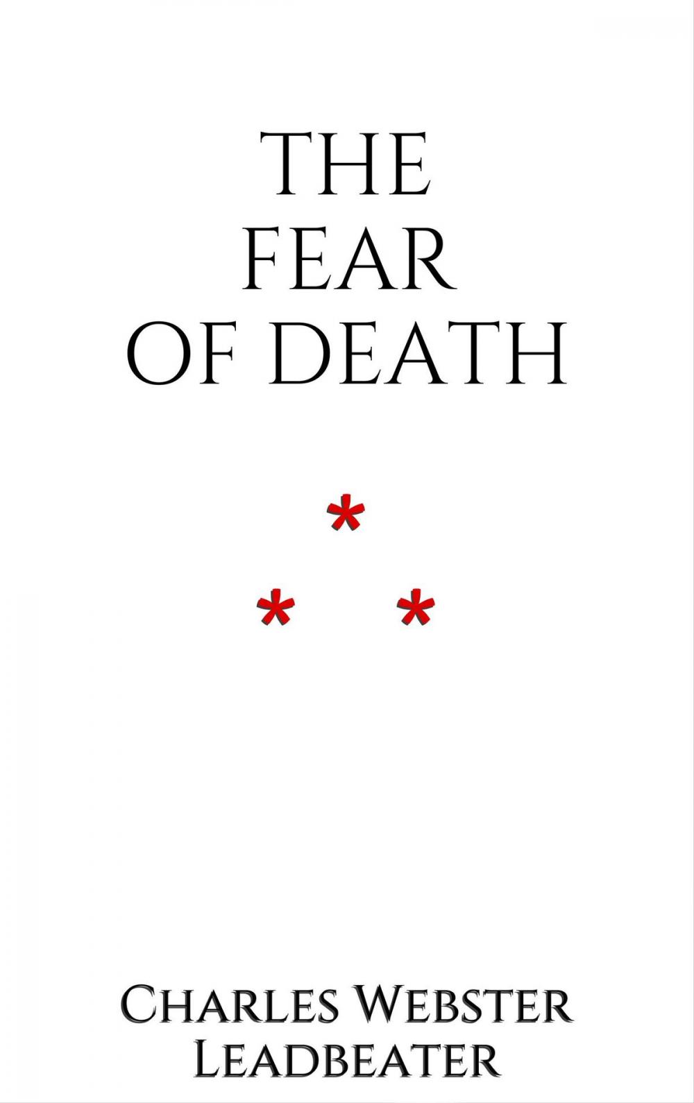 Big bigCover of The Fear of Death