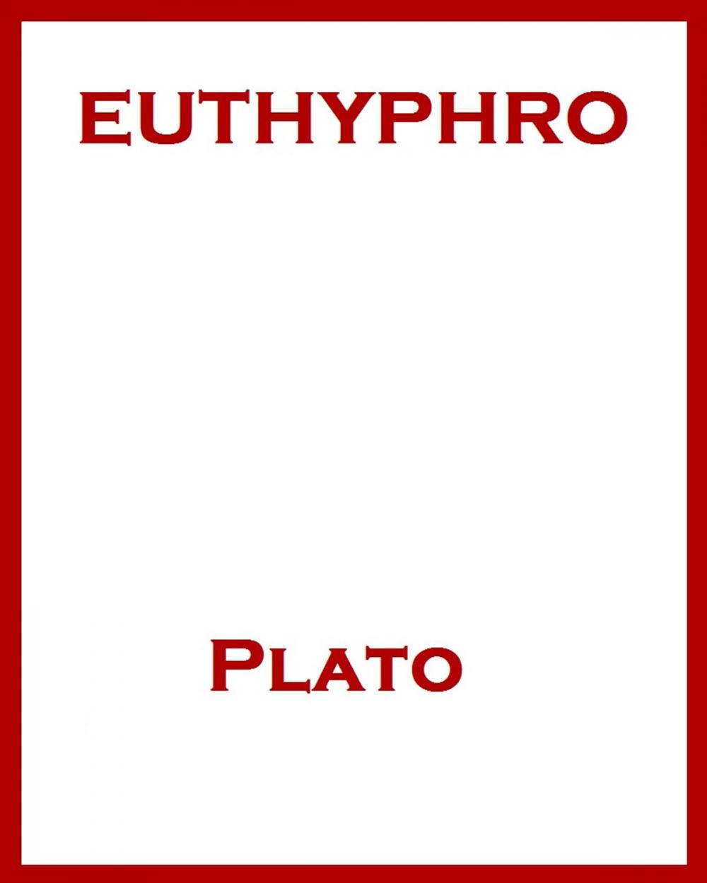 Big bigCover of Euthyphro