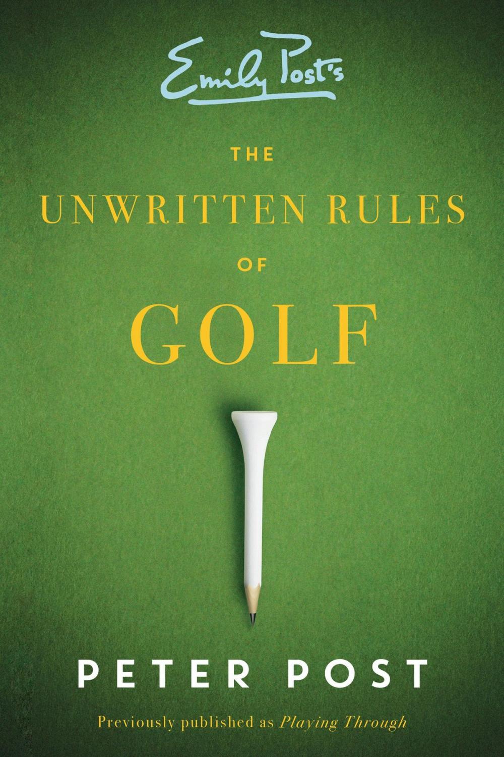 Big bigCover of Unwritten Rules of Golf