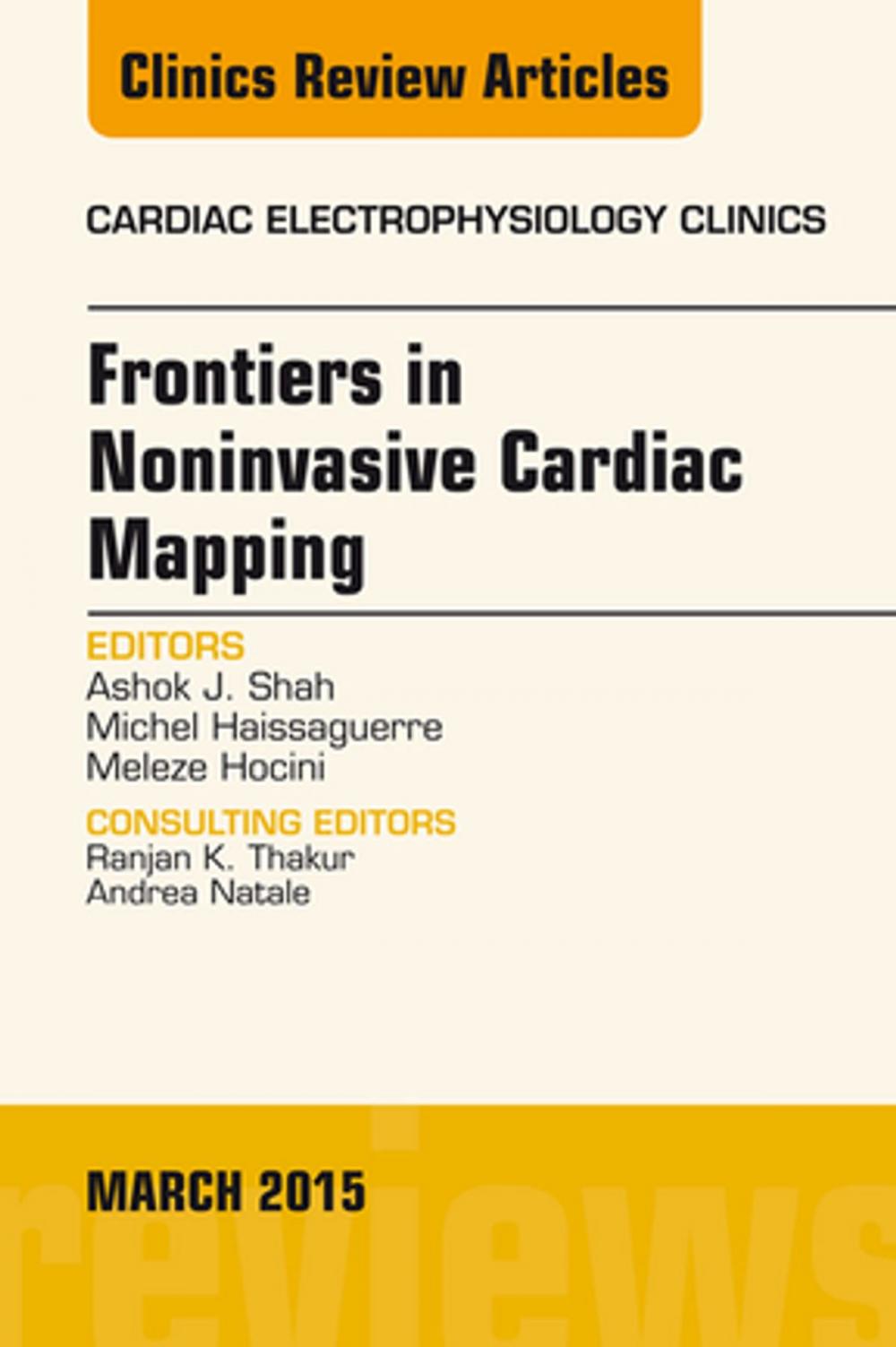 Big bigCover of Frontiers in Noninvasive Cardiac Mapping, An Issue of Cardiac Electrophysiology Clinics, E-Book
