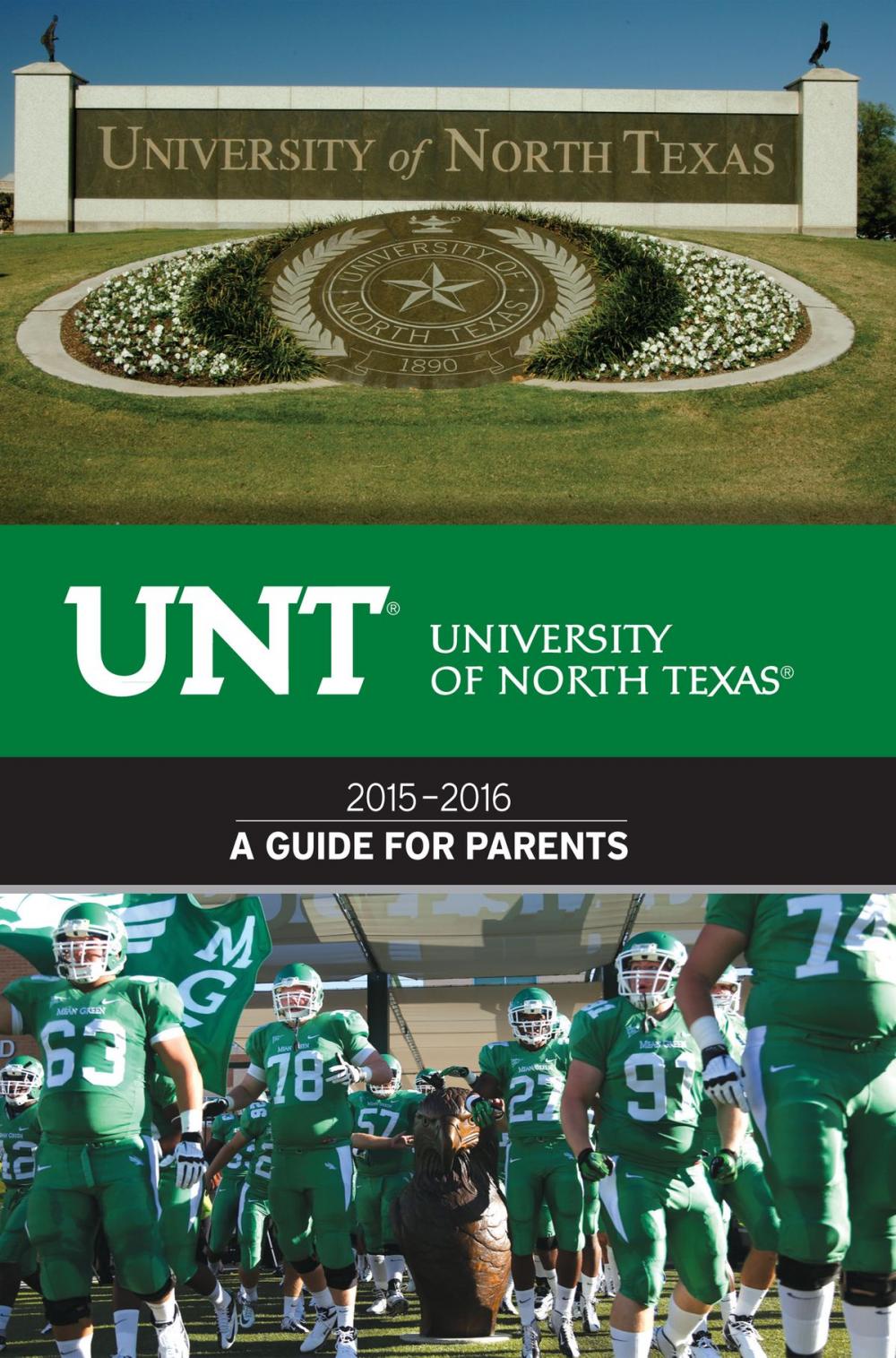 Big bigCover of University of North Texas 2015-2016 Guide For Parents