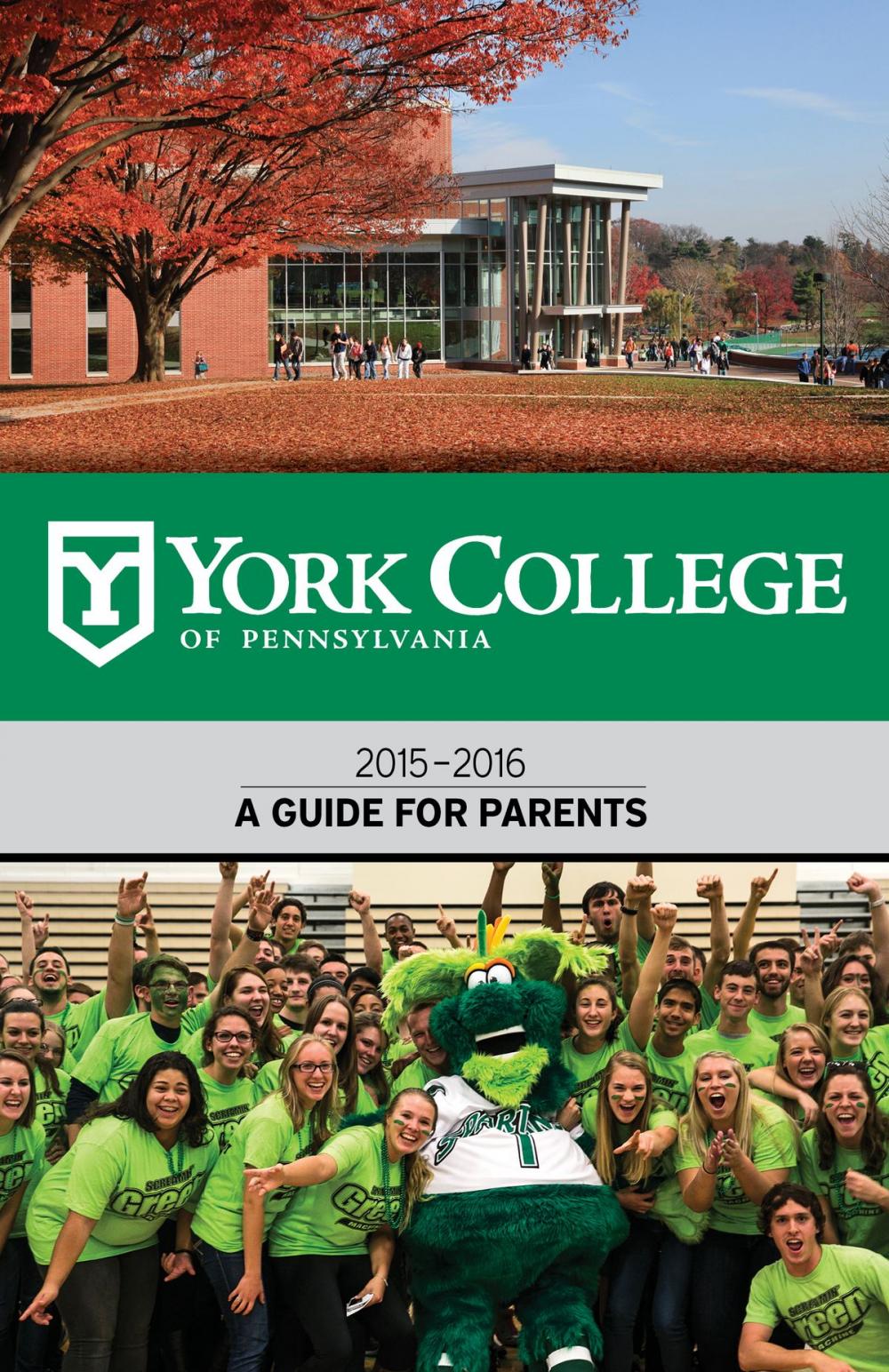 Big bigCover of York College of Pennsylvania 2015-2016 A Guide For Parents