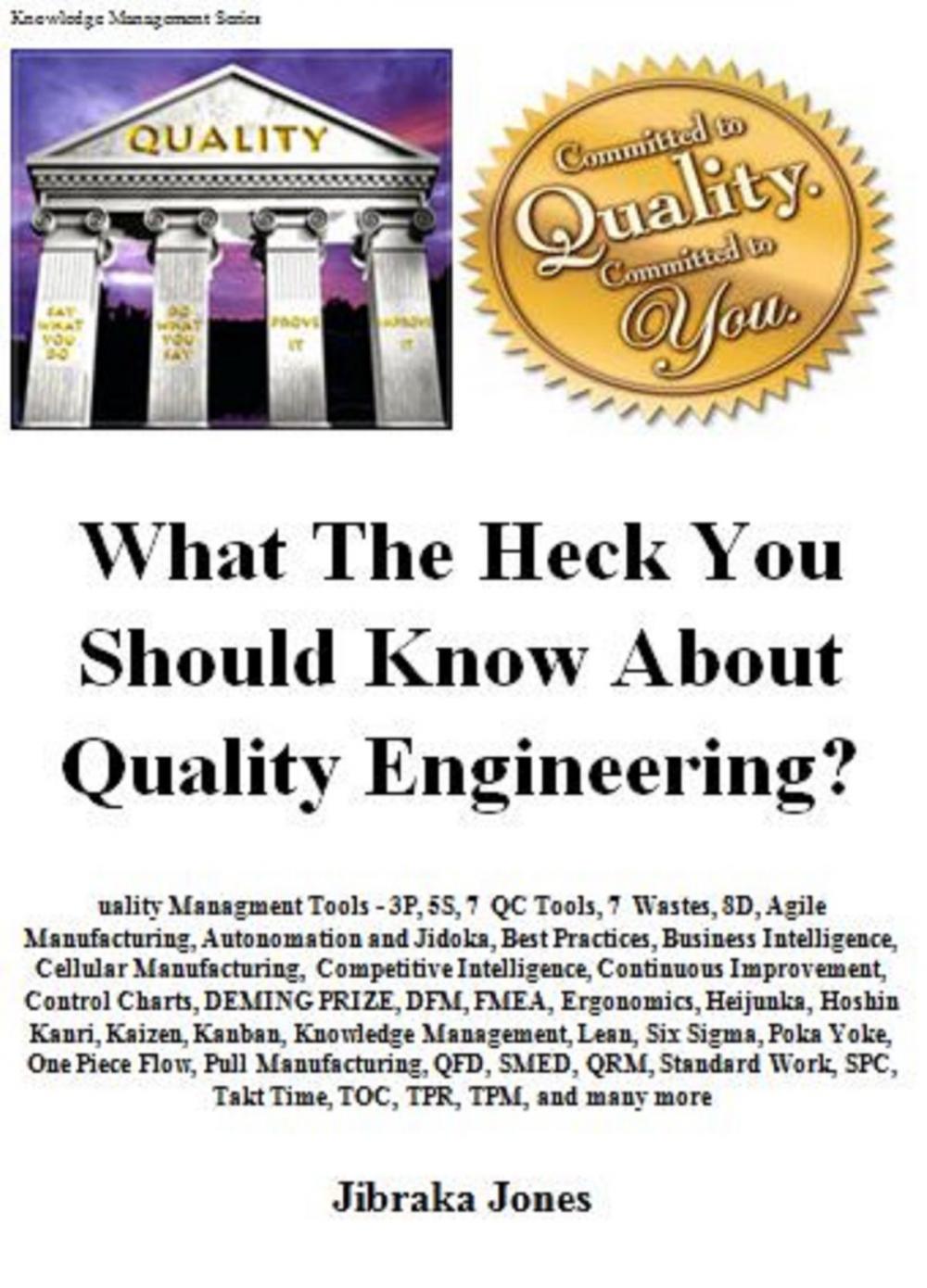 Big bigCover of What The Heck You Should Know About Quality Engineering?
