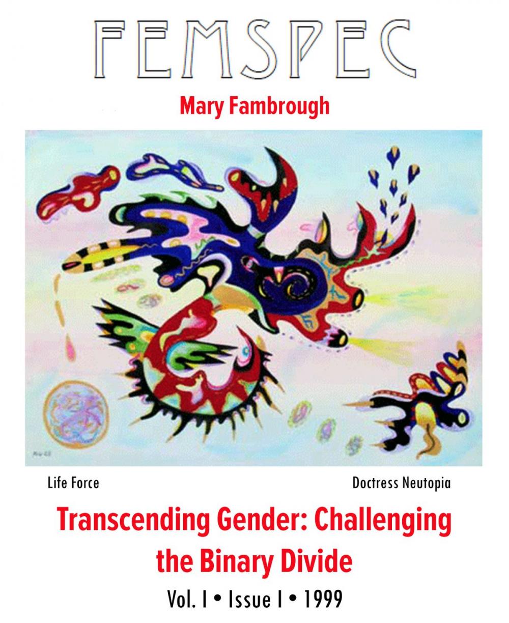 Big bigCover of Transcending Gender: Challenging the Binary Divide, Femspec Issue 1.1