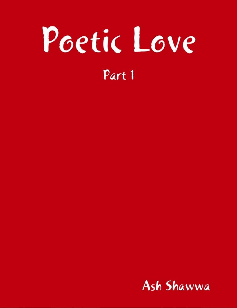 Big bigCover of Poetic Love