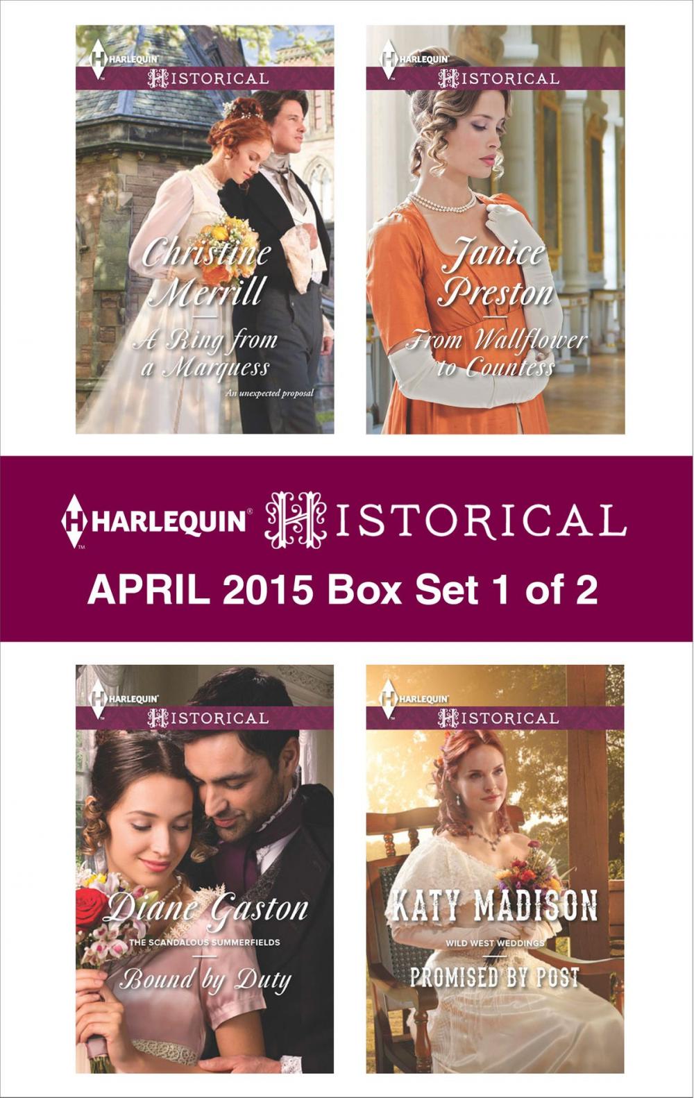 Big bigCover of Harlequin Historical April 2015 - Box Set 1 of 2