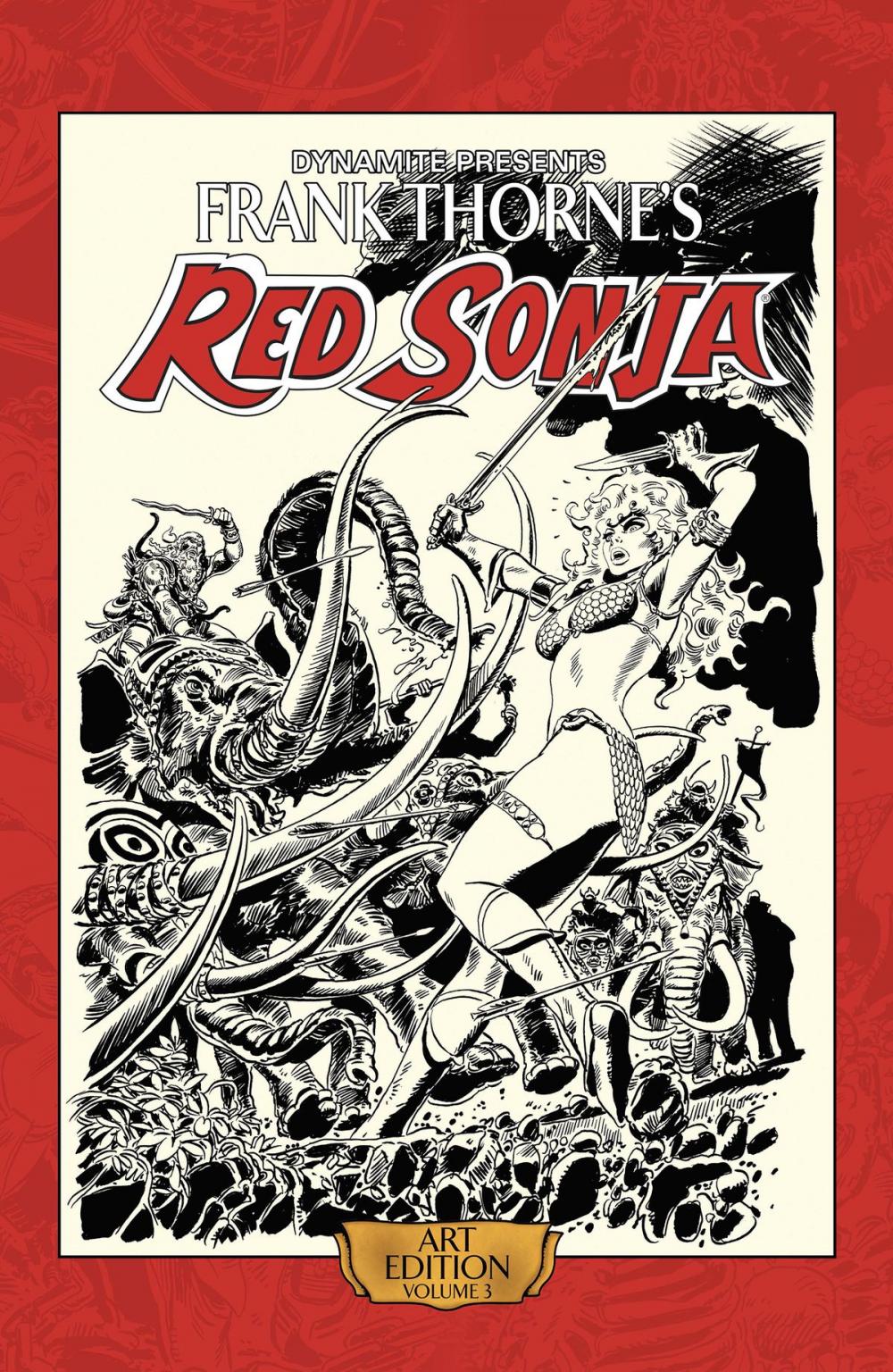 Big bigCover of Frank Thorne's Red Sonja: Art Edition Vol 3