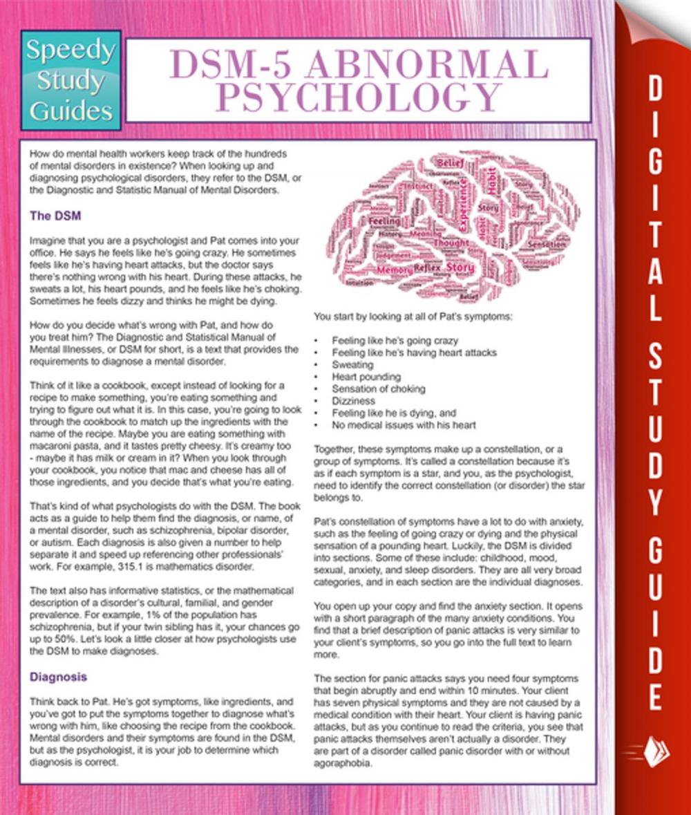 Big bigCover of DSM-5 Abnormal Psychology (Speedy Study Guides)