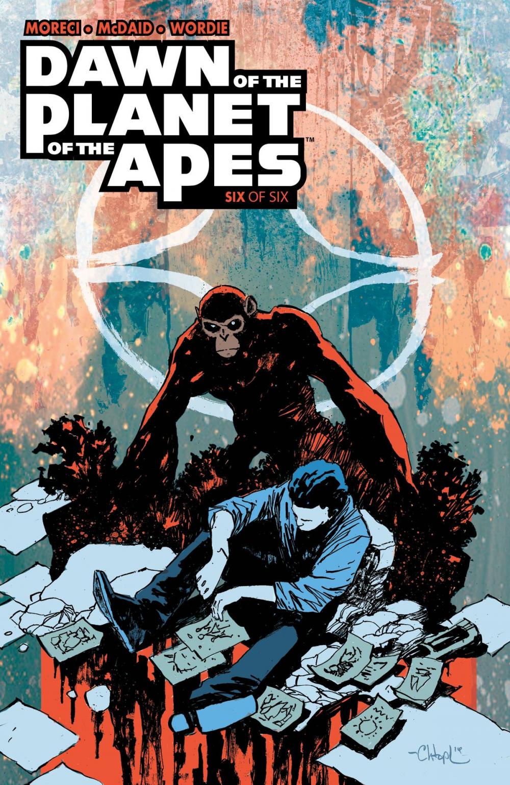 Big bigCover of Dawn of the Planet of the Apes #6