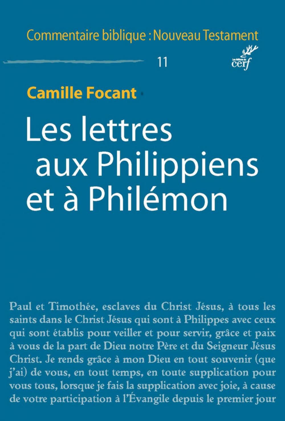 Big bigCover of Les Lettres aux Philippiens et à Philémon