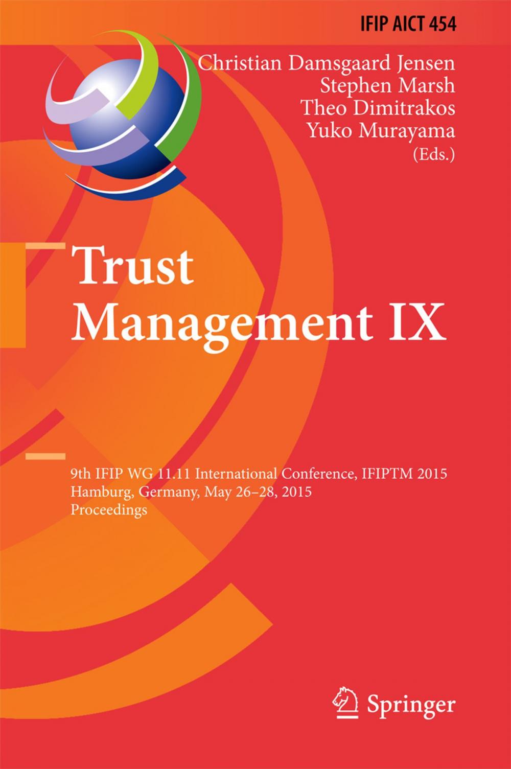 Big bigCover of Trust Management IX