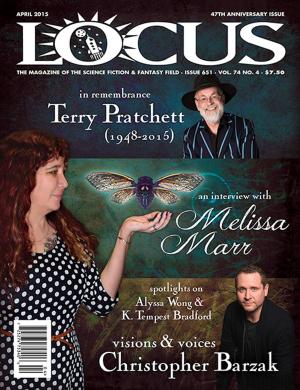 Book cover of Locus Magazine #651 April 2015