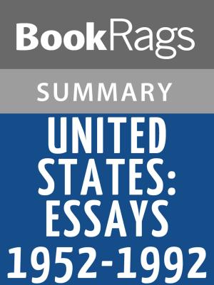 Cover of United States: Essays 1952-1992 by Gore Vidal Summary & Study Guide