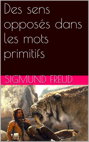 Book cover of Des sens opposés dans les mots primitifs
