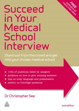 Cover of the book Succeed in Your Medical School Interview by Paul Lonergan & Jenni Whittaker