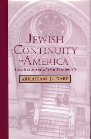 Cover of the book Jewish Continuity in America by David W. Beckwith