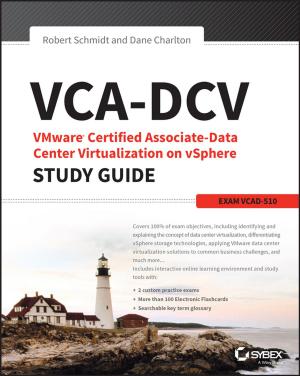 Book cover of VCA-DCV VMware Certified Associate on vSphere Study Guide
