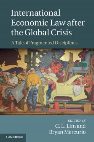 Cover of the book International Economic Law after the Global Crisis by 