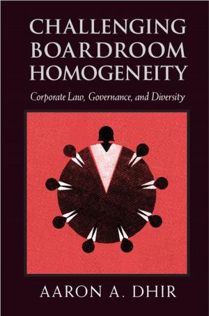 Cover of the book Challenging Boardroom Homogeneity by Terry L. Price
