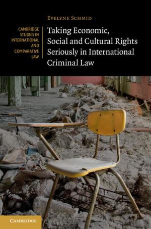 Cover of the book Taking Economic, Social and Cultural Rights Seriously in International Criminal Law by Ruth Scodel