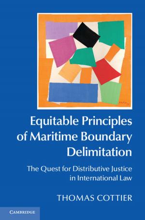 Cover of the book Equitable Principles of Maritime Boundary Delimitation by Marina Zaloznaya